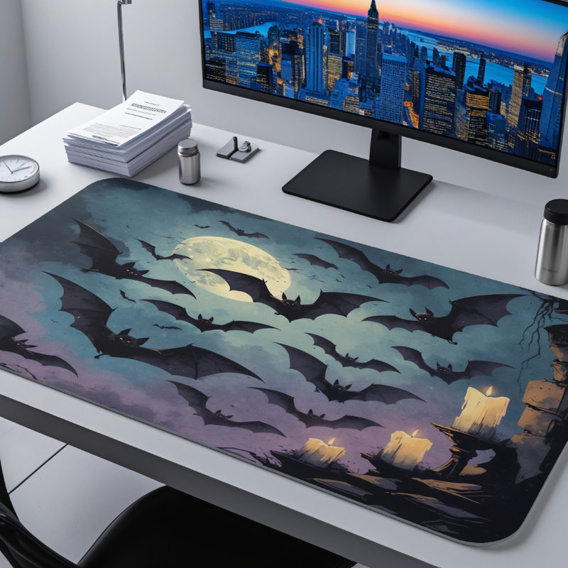 Polyester Desk Pad, 31.5x15.5