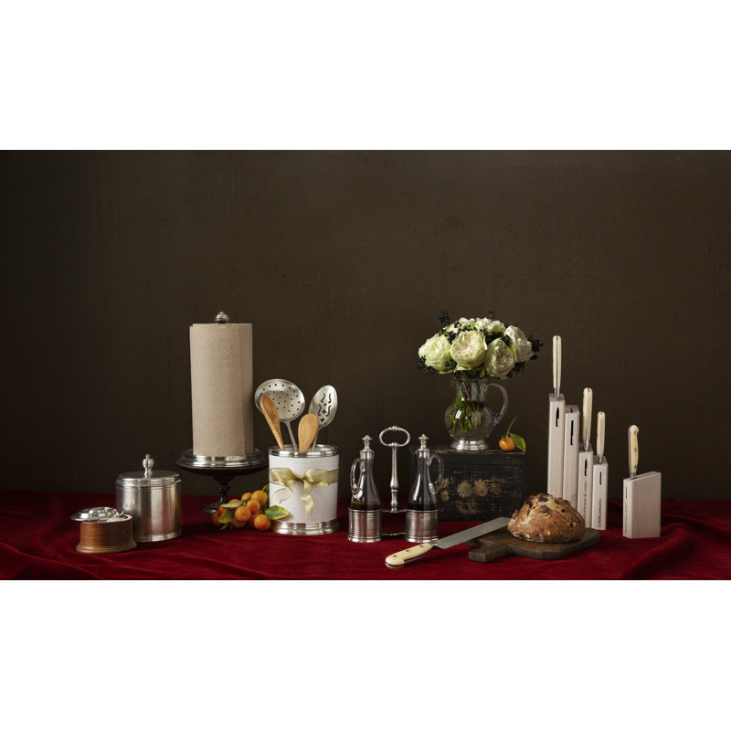 Oil & Vinegar Set with Pewter Tops
