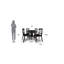 Standridge 4 - Person Solid Wood Top Pedestal Dining Set-1750231352