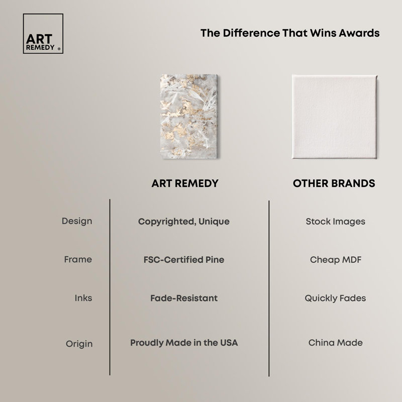 Celestial Gold 2 Canvas Elegant Gold Abstract by Art Remedy, Wrapped Canvas, 30" H x 20" W