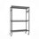 Rolling Clothes Rack, Clothes Rack With Wheels, 3 Tiers Adjustable Wire Shelving Clothes Rack With 2 Clothes Rails And Side Hooks, Freestanding Portable Closet Organizer