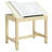 Adjustable Solid Wood Base Drafting Table-2646095-2646097