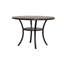 Table de bar ronde en bois 36 pouces avec pieds évasés, gris-1970345108-1970345110-2007306466