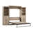 Arlex Queen Bed and 2 Storage Units with Doors (115W)-88513637