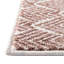 Tapis contemporain Ganesh couleur ivoire / rose cendré-71272322