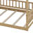 Space-Saving Queen Over Queen Bunk Bed With Ladder & Guardrails-1127610139