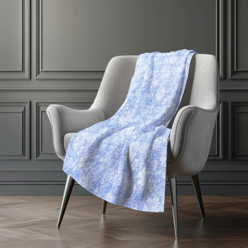 Jeté Sherpa ASB653 moderne lavable à la machine Addison, ASB681 Floral, Rosé