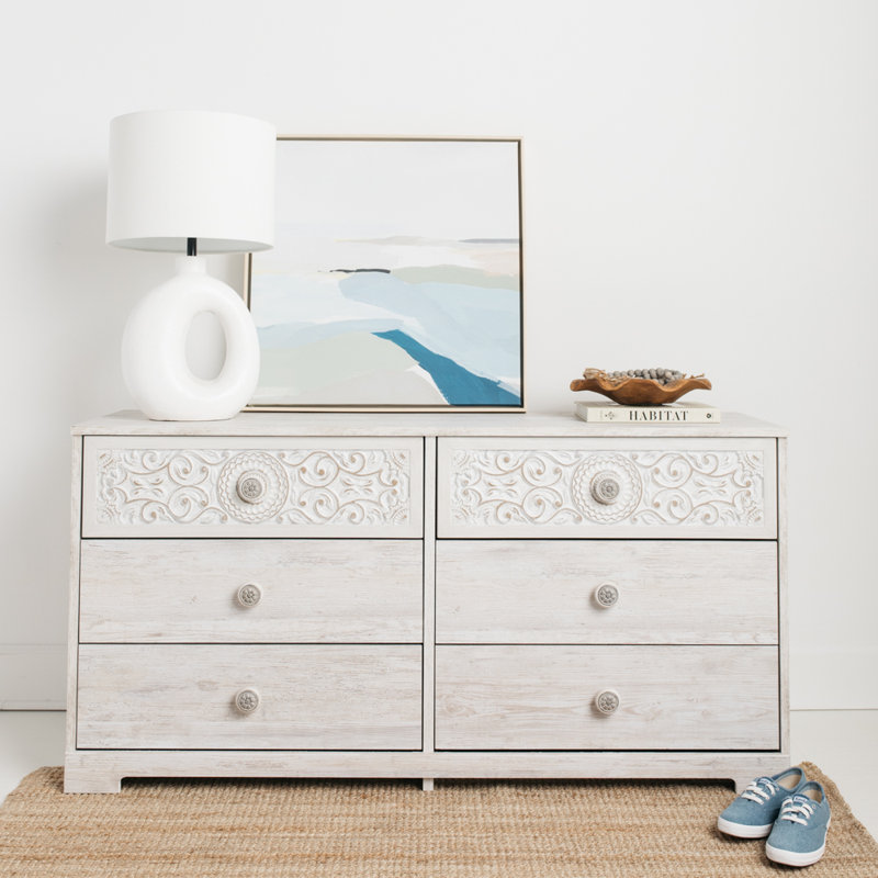 Hoang 6 - Drawer Dresser, White