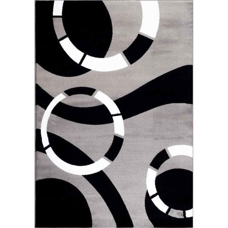 Tapis gris area, 7'10" x 10'2"