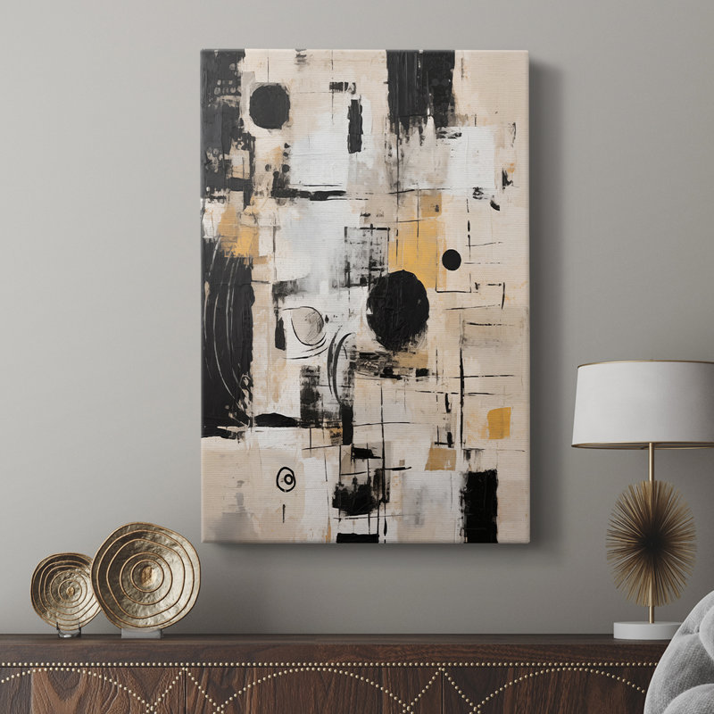 ABSTRACT Series CCDXCIV - Cavas de galerie sur mesure, H 60 po x l 40 po