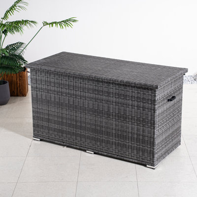 1000 L Rattan Garden Storage Box