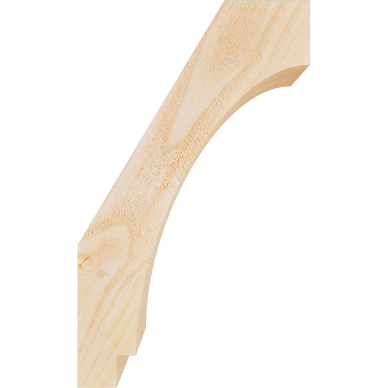 Attelle impériale du genou, Sapin de Douglas, H 20 po x l 4 po x P 12 po, Brute