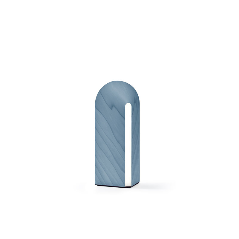 Lampe de table Igloo, H 11,2 po, Bleu, Intensité non réglable
