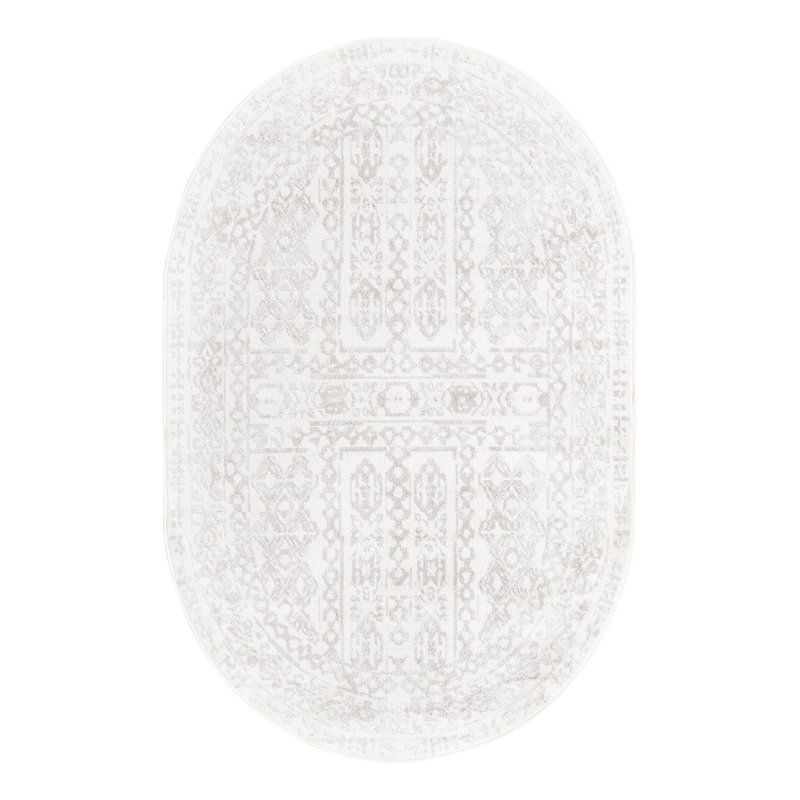 Brackett Oriental Indoor Rug, Oval 4'1" x 6'1"