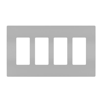 Radiant 4-Gang Rocker Wall Plate