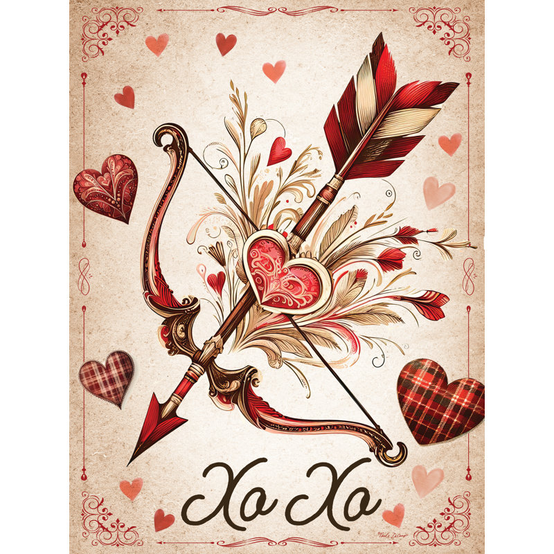 Xoxo Valentine par Nicole DeCamp, H 24 po x l 18 po