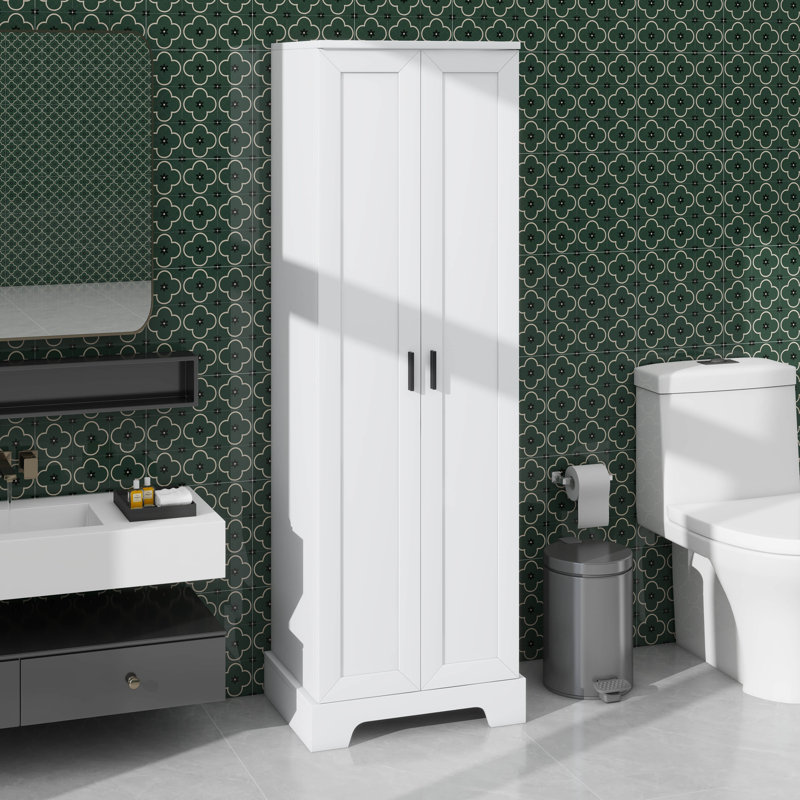 Armoire de rangement polyvalente 2 portes, Blanc