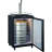 Kegco 5.8 Cubic Feet Black Single Tap Freestanding Kegerator with