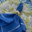Silver trim dinner napkins-514163961