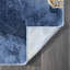 Tapis abstrait en polypropylène bleu / or Jasperd-2057585538