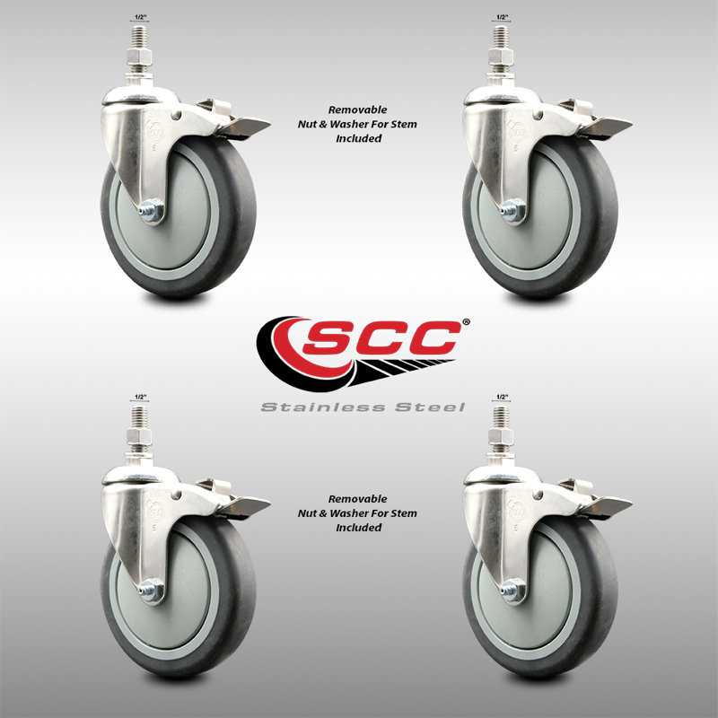 Thermoplastic Rubber Casters