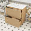 Meuble-lavabo compact avec lavabo en céramique, 2 tiroirs et conception cannelée-1720831288