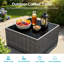 Ensemble de conversation modulaire pour 4 personnes avec coussins-2110483650