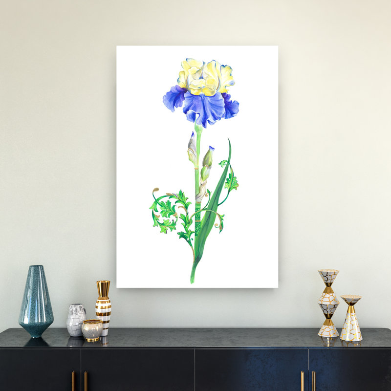 Élégance florissante - Affiche murale florale délicate, élégante et vibrante, H 36 po x l 24 po