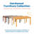 ECR4Kids 30in x 48in Rectangular Hardwood Table with 22in Legs, Children's Furniture-105072709