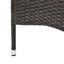 Chaises de salle à manger d'extérieur (paire) - Pe avec coussins dans (2 chaises) literie d'eau