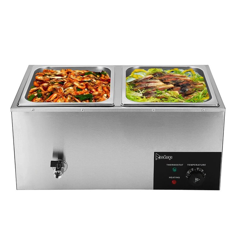 9.5qt 2-Pan Professional Warmer Set The Party Aisle