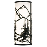 Rustic Lodge 1 - Light Flush Mounted Sconce