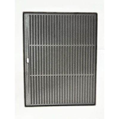 Grille carrée réversible en fonte 18 x 14 po - idéale pour les steaks, côtés plats / inégaux, plaque chauffante réversible facile à nettoyer de 18 po x 14 po, plate et inégale