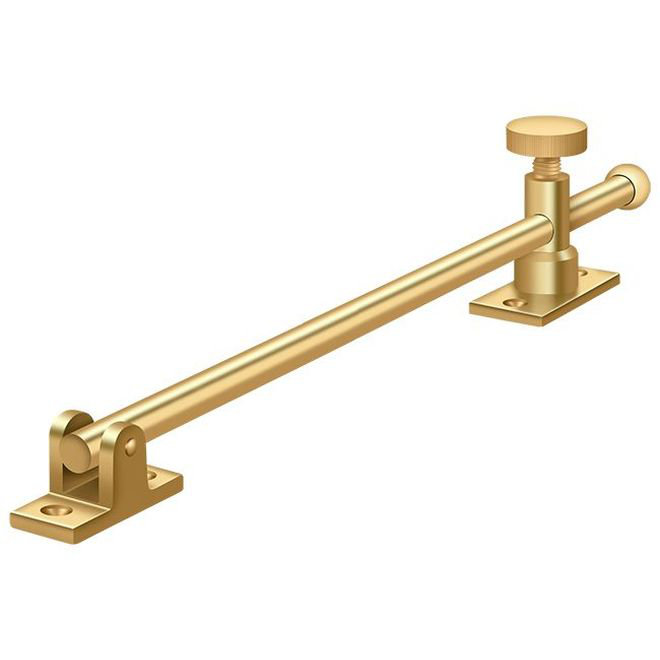 AF59EE06C9BF4E32998C1C273B10A2A6 12" Casement Stay Adjuster; Lifetime Brass Finish, PVD Polished Brass