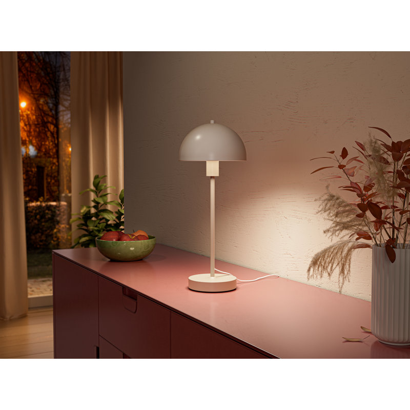 Vienda Metal Novelty Lamp, Grey