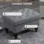 Repose-pieds avec rangement pour le salon HOMcom (y compris le repose-pieds)