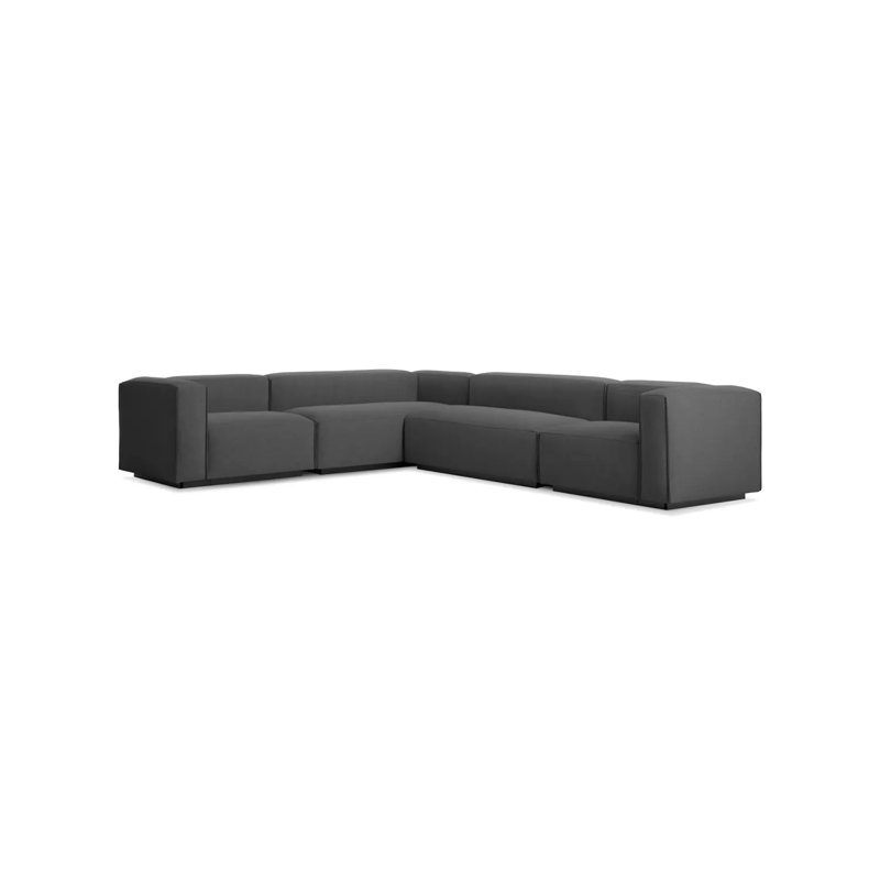 Cleon Modular Sectional, Maharam Meld in Panda, Right Hand Facing