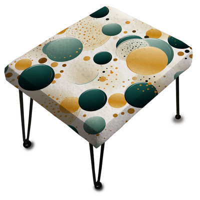 Motif à pois Urban Oasis - Repose-pieds rectangulaire à pois
