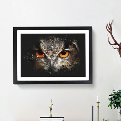 Great Horned Owl - Framed Print