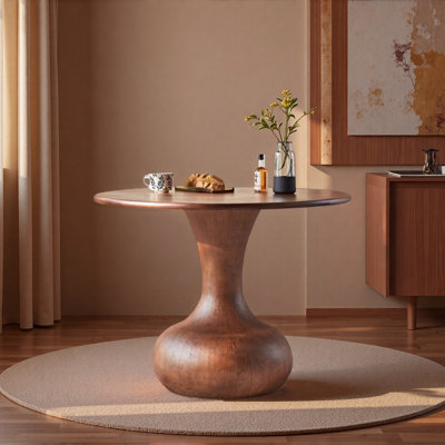 Creative Design Durable Ash Wood Round Table