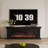 Black Solid  Wood TV Cabinet Fireplace-117598204-117598203