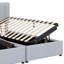 Lit plateforme tapissier luxueux très grand avec rangement à levage hydraulique-651224595