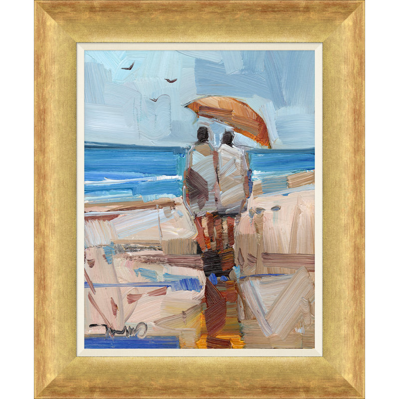 Under The Umbrella Painting by Joseph Mota