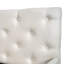 Lit plateforme tapissier double capitonné avec lit gigogne simple TG-467572736