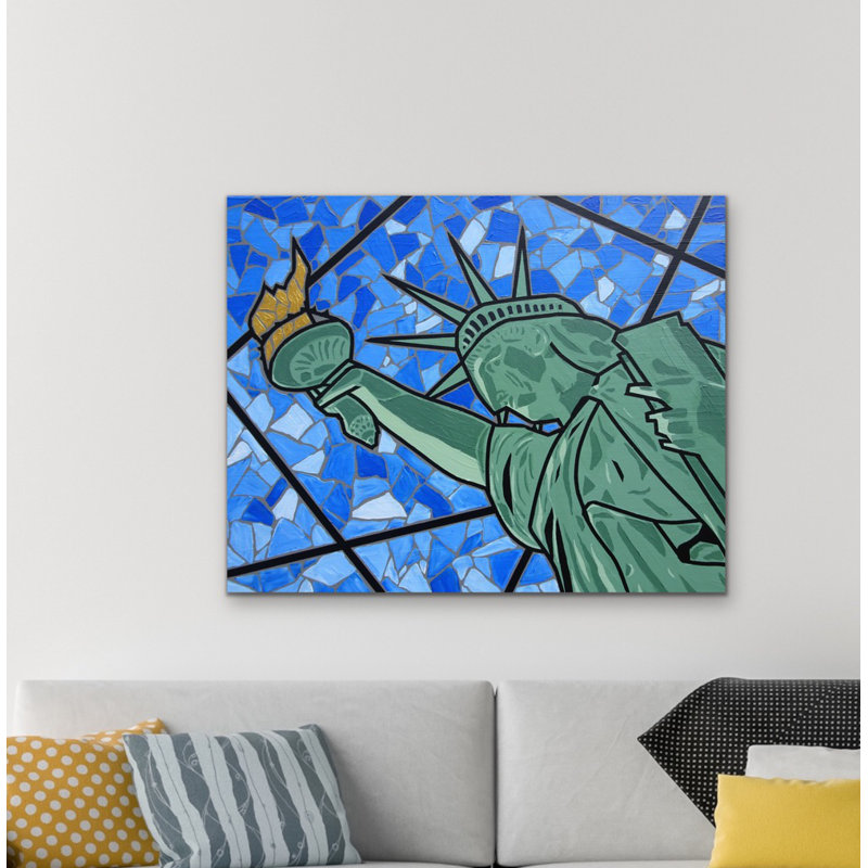 Liberty Painting by Eddie Bruckner