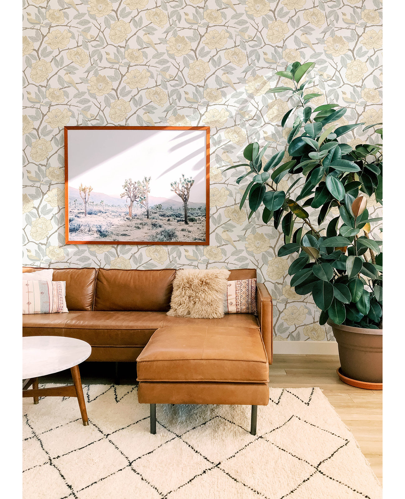 Botanical Wallpaper, Neutral