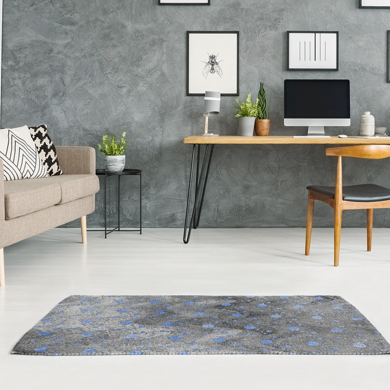 Tapis de planètes et étoiles monochromes, Rectangle 5 pi x 7 pi