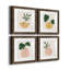 Simple Nature I - ensemble de 4 impressions sur toile encadrées-747523961-747523962