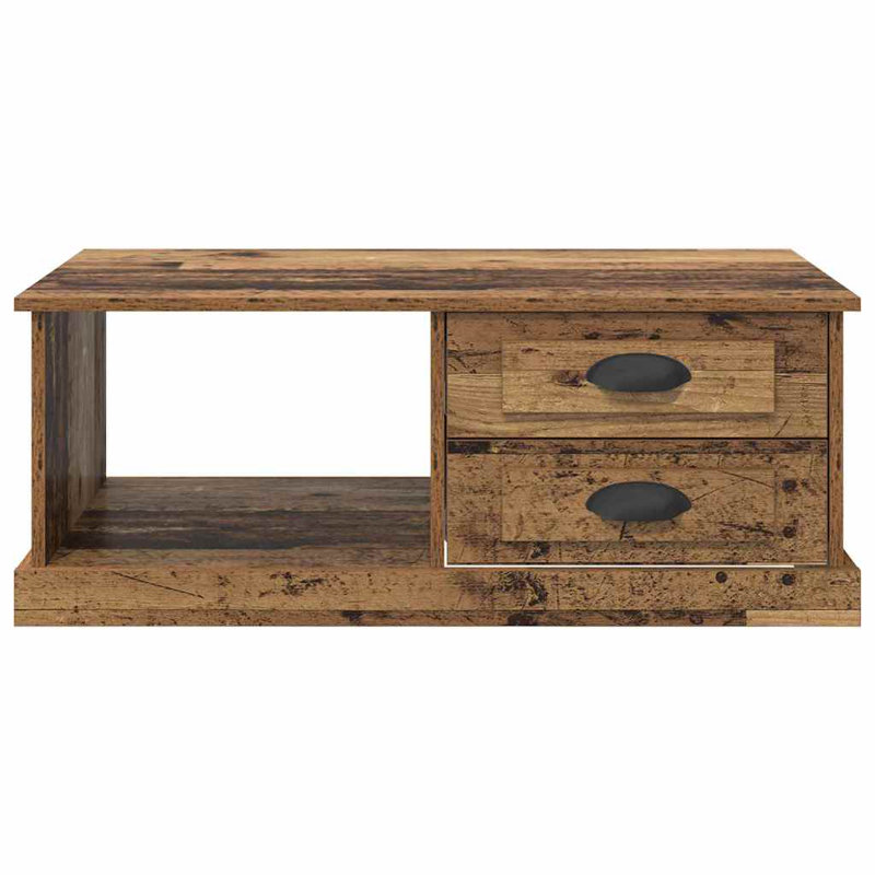 Coffee Table with Storage, Old Wood
