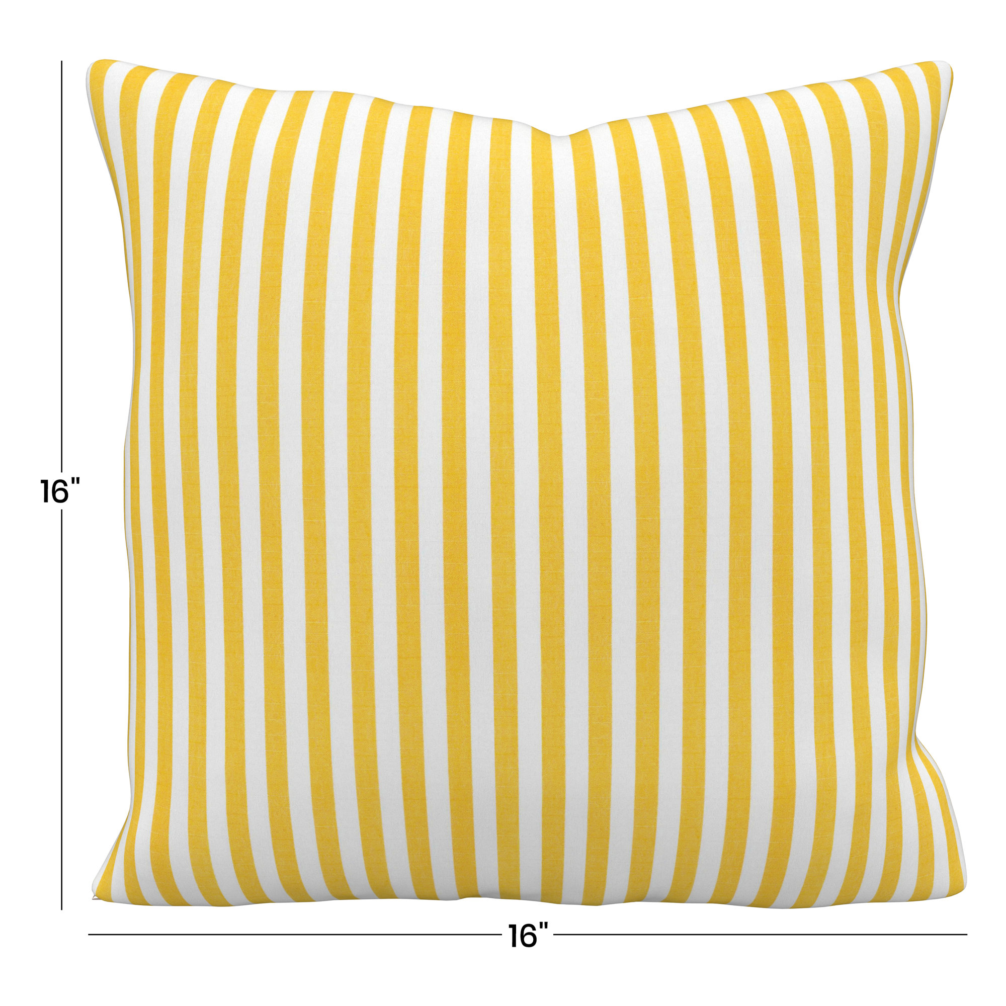 Gabi Indoor/Outdoor Throw Pillow, 16 x 16 x 3, Sail Away Sunflower
